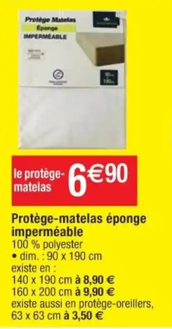 Cora x Carrefour Protége-Matelas éponge Imperméable offre