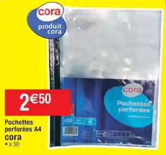 Pocherres Perforées A4 Cora