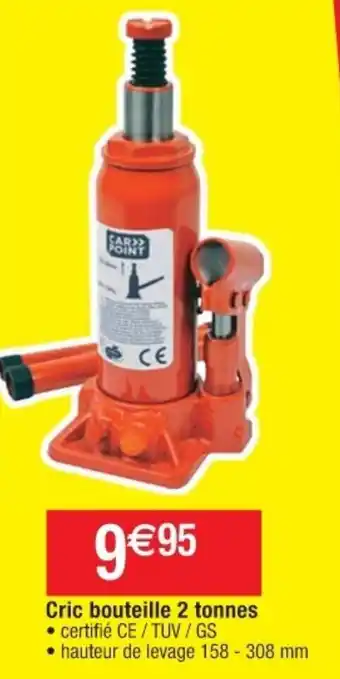 Cora x Carrefour Cric Bouteille 2 Tonnes offre