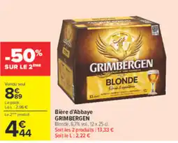 Carrefour Market GRIMBERGEN Blonde offre