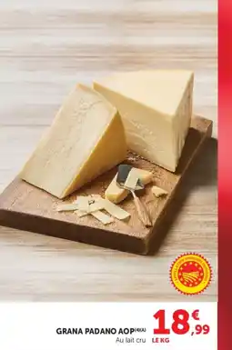 Super U GRANA PADANO AOP offre