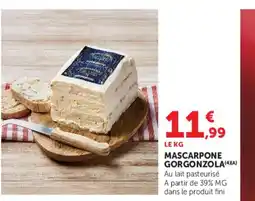 Super U MASCARPONE GORGONZOLA offre