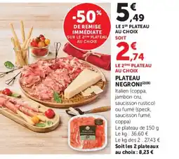 Super U Plateau Negroni offre