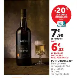 Super U ROZÈS WHITE PORTO offre