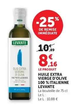 Super U LEVANTE Huile extra vierge d'olive offre