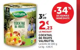 Super U Valfrutta Cocktail de fruits offre