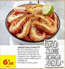 Intermarché CREVETTES CUITES offre