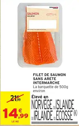 Intermarché Intermarché Filet de saumon sans arête offre