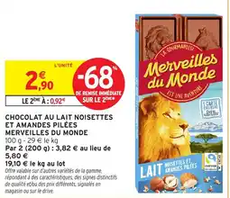 Intermarché LA GOURMANDISE Merveilles du Monde offre