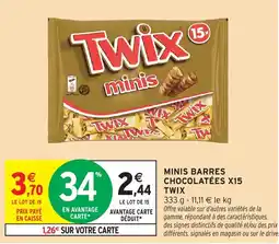 Intermarché TWIX minis offre