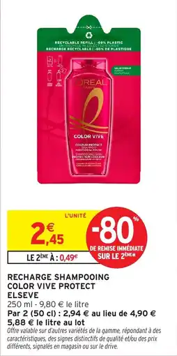 Intermarché Express L'ORÉAL PARIS COLOR VIVE offre