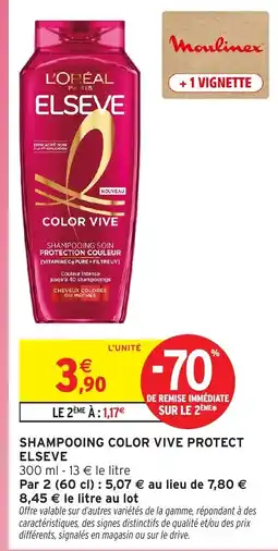 Intermarché Express ELSEVE SHAMPOOING COLOR VIVE PROTECT offre
