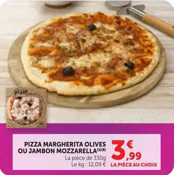 Pizza Margherita Olives