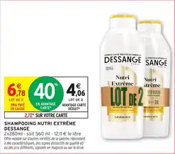 Intermarché DESSANGE SHAMPOOING NUTRI EXTRÊME offre