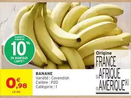 Intermarché BANANE offre