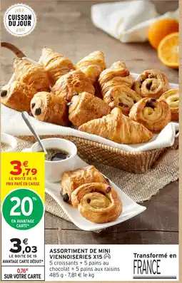 Intermarché ASSORTIMENT DE MINI VIENNOISERIES offre