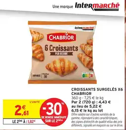 Intermarché CHABRIOR Croissants offre