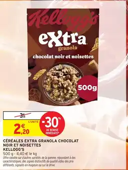 Intermarché Express Kellogg's extra granola offre