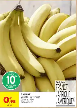 Intermarché Express BANANE offre