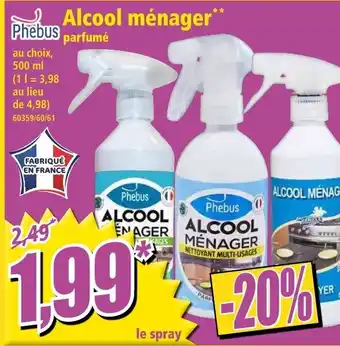 Norma Alcool ménager offre