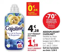 Maximarché CAJOLINE ASSOUPLISSANT offre