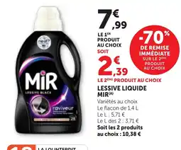 Maximarché MIR Lessive liquide offre