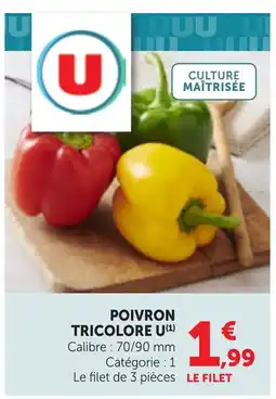 Maximarché U Poivron tricolore offre