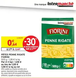 Intermarché Fiorini Penne rigate offre