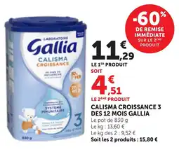 Maximarché Gallia Calisma Croissance 3 offre