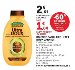 Maximarché GARNIER Ultra DOUX offre
