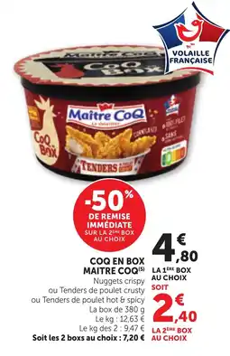 Maximarché Maitre CoQ Coq en Box offre