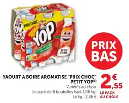 Maximarché YOP YAOURT A BOIRE AROMATISE offre