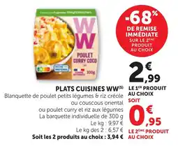 Maximarché WeightWatchers PLATS CUISINES WW offre