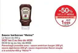Monoprix HEINZ Sauce barbecue offre