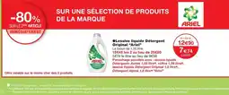 Monoprix Ariel Lessive liquide Détargent Original offre