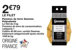 Monoprix Gwenne Pommes de terre offre