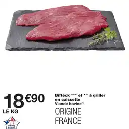 Monoprix Bifteck et à griller en caissette offre