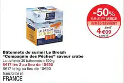 Monoprix Le Breizh Surimi offre