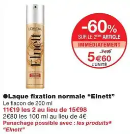 Monoprix L'ORÉAL Elnett offre