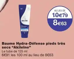Monoprix AKILEINE Baume Hydra-Défense pieds très secs offre