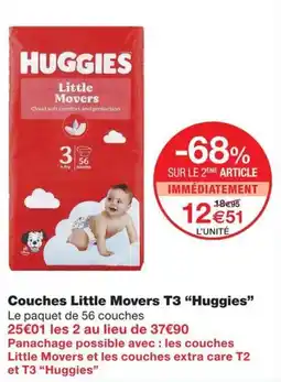 Monoprix Huggies Little Movers offre