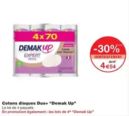 Monoprix Demak Up Cotons disques Duo+ offre
