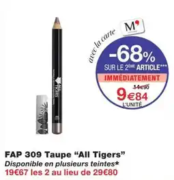 Monoprix All Tigers FAP 309 Taupe offre