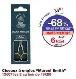Monoprix Marcel Smith Ciseaux à ongles offre