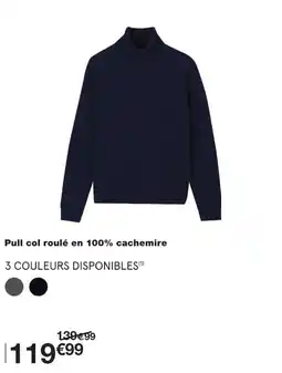 Monoprix Pull col roulé en 100% cachemire offre