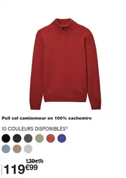 Monoprix Pull col camionneur en 100% cachemire offre