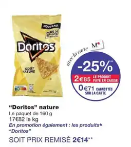 Monoprix Doritos nature offre