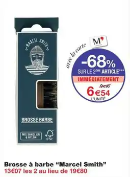 Monoprix Marcel Smith Brosse barbe offre