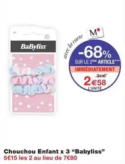 Monoprix BabyLiss Chouchou Enfant offre