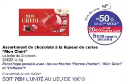 Monoprix Mon Chéri offre